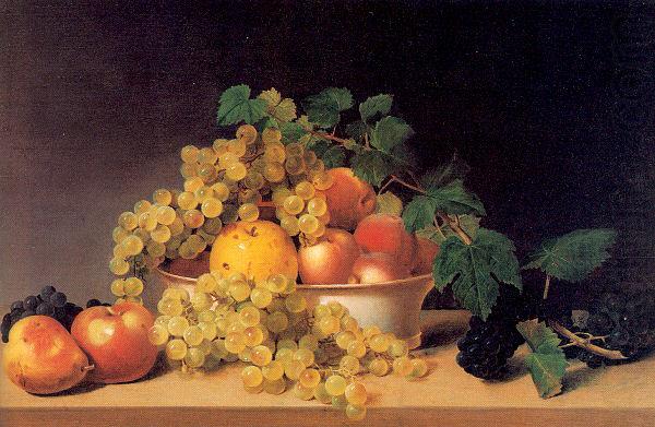 Still Life with Fruit on a Tabletop, Peale, James